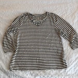 J.Crew 3 quarter length shirt